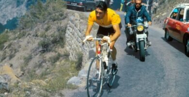 Eddie Mercx subiendo el Col du Tourmalet